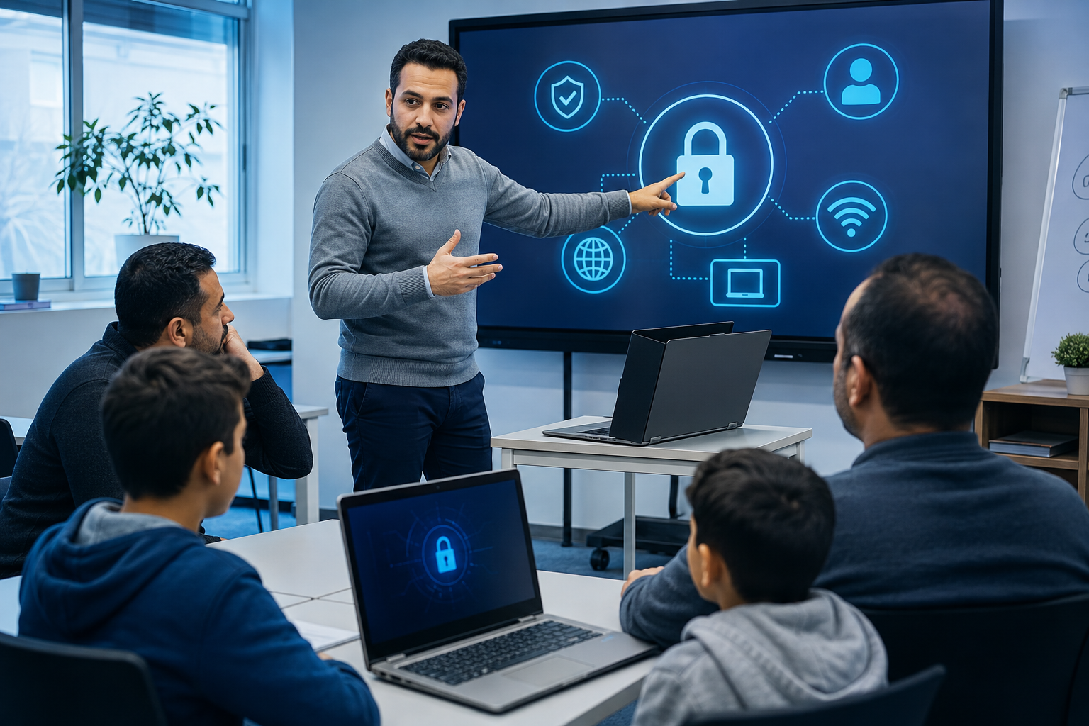 توعية بالاستخدام الآمن للإنترنت